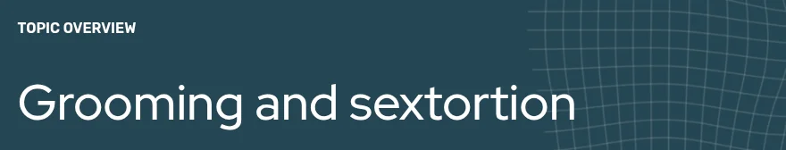 Thorn research on online grooming